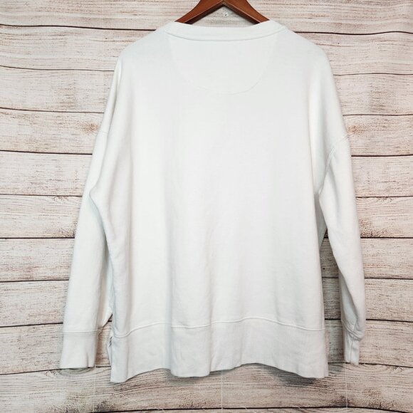 Def Leppard Sweatshirt Women's L Beige Pink 1987 Animal Retro Crewneck Ladies - Picture 9 of 13